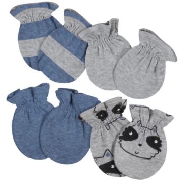 Set de 4 Mitones para Niño